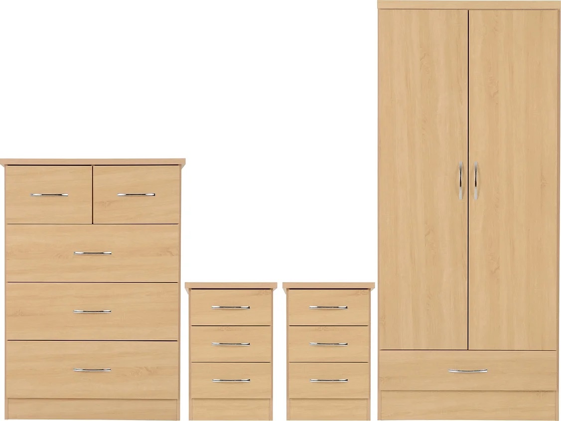 Nevada 4 Piece Set Oak taghmon furniture store wexford