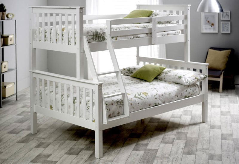 Triple Wooden Bunk Beds taghmon furniture store wexford